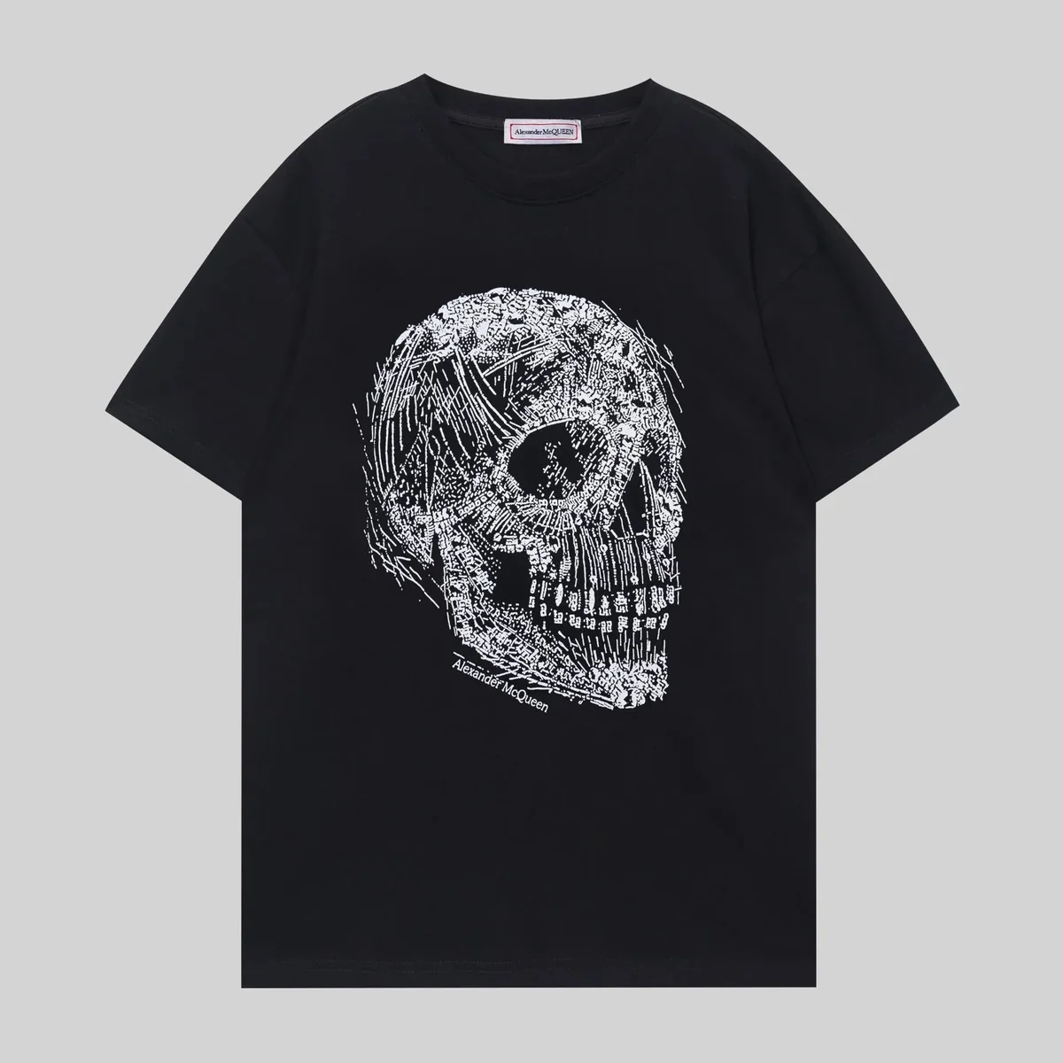 Alexander McQueen Alexander McQueen Skull Print T-Shirt Black Black - 1