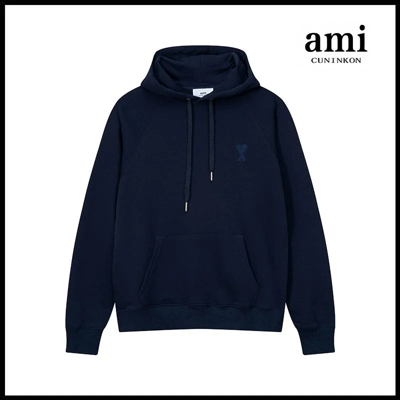 Ami Paris AMI 635 Navy Hoodie Navy