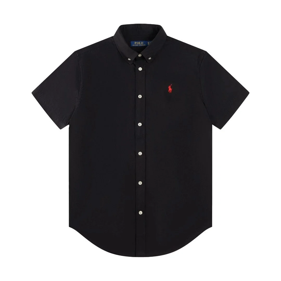 Polo Ralph Lauren Polo Ralph Lauren Classic Logo Black Short-Sleeve Shirt Navy - 1
