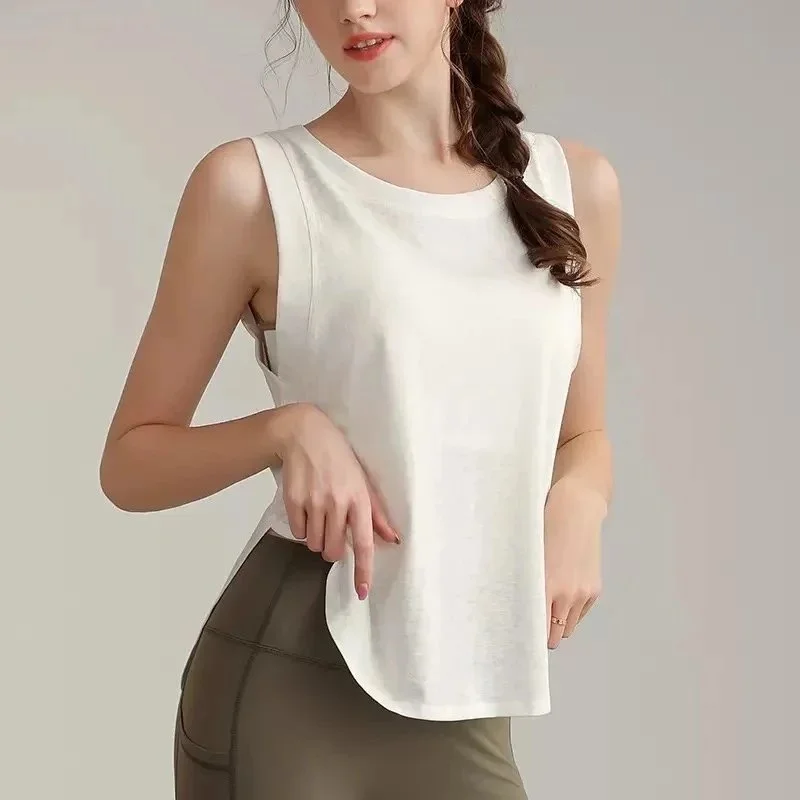 Other White Solid Sleeveless Top Casual White - 1