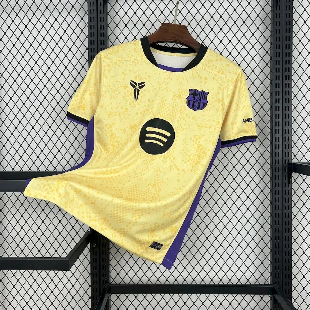 Nike Nike FCB Spotify Yellow Away Jersey 2425巴塞金色特别版 Gold - 1