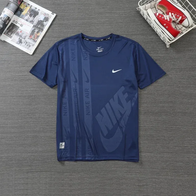 Nike Nike Dri-FIT Air Graphic T-Shirt Midnight Navy Navy - 1