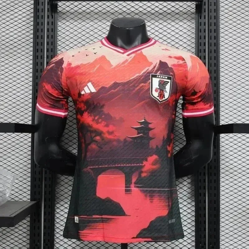 Adidas Adidas Japan Special Edition Jersey Red/Black Soccer Top Red - 1