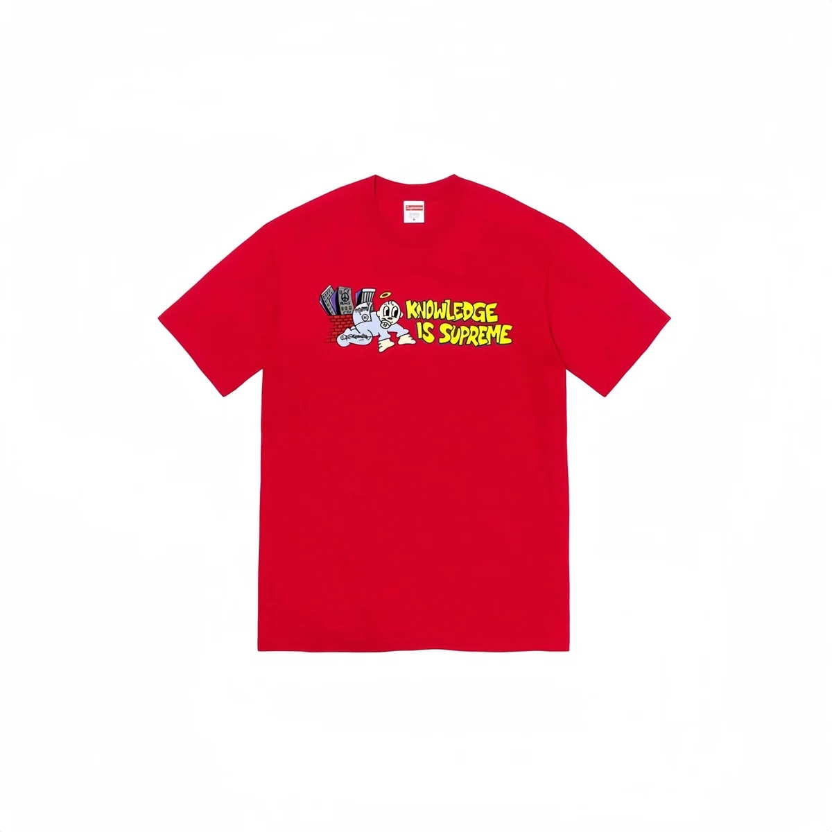 Supreme Supreme Knowledge is Supreme Red T-Shirt Red - 1