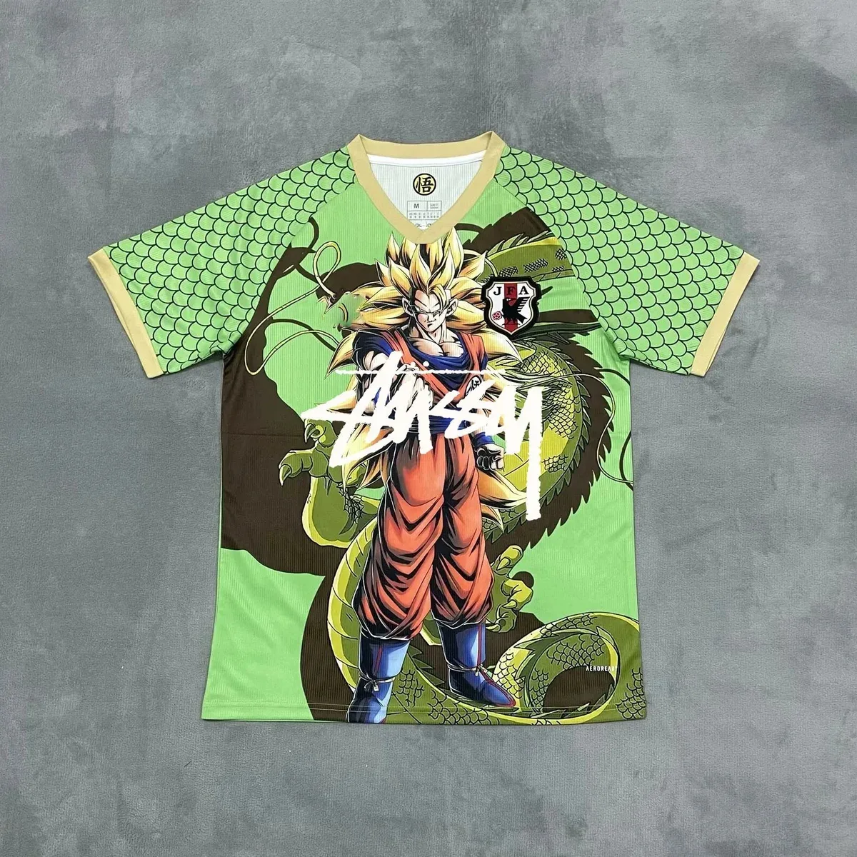 Stussy Stussy Japan Anime Goku Green Signature T-Shirt Green - 1