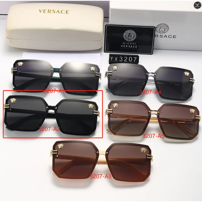 Versace Versace Classic Logo 3207-A2 Sunglasses Black