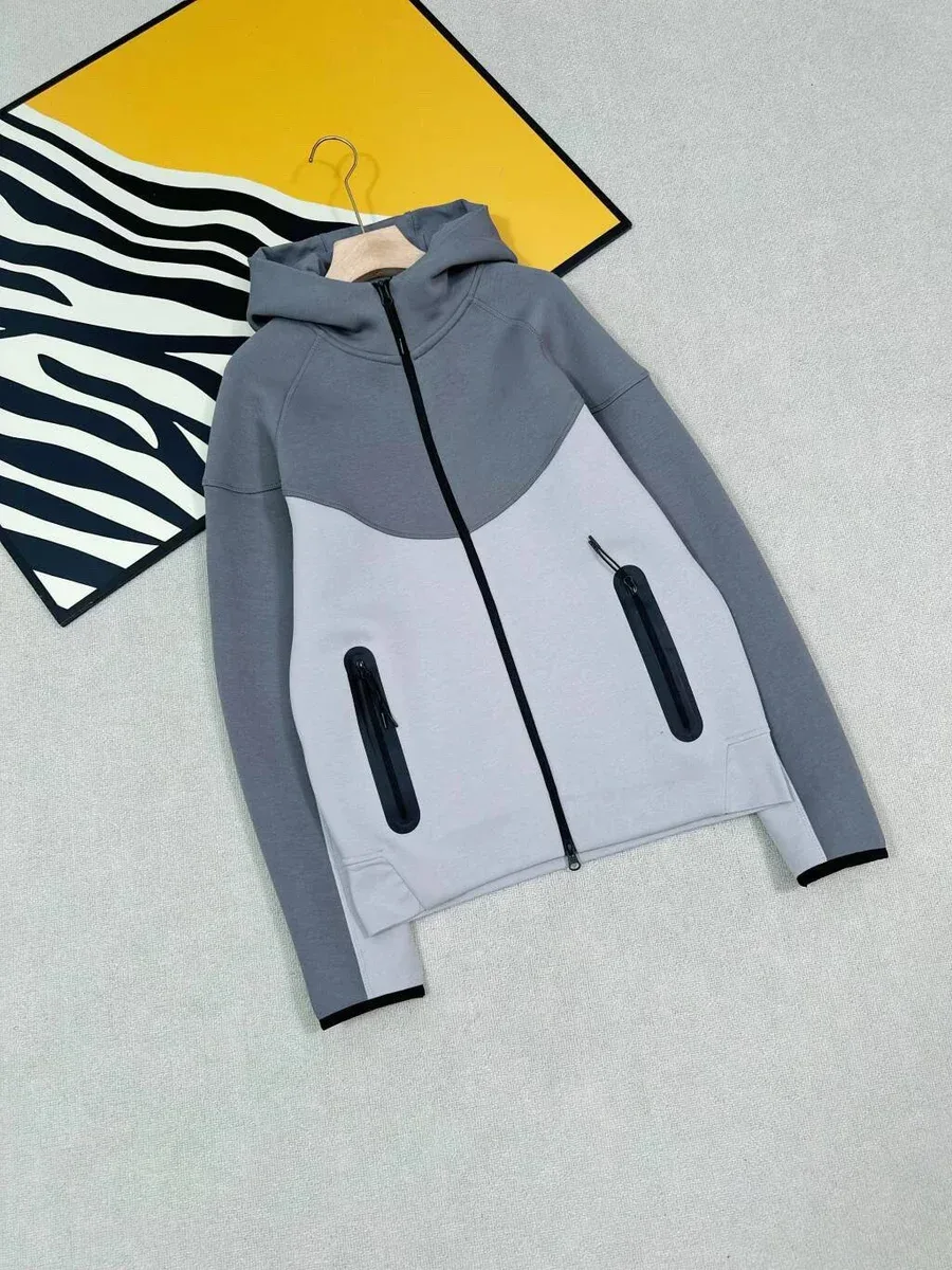 Other Unisex Tech Fleece Hoodie Grey拼青灰外套 Grey - 1