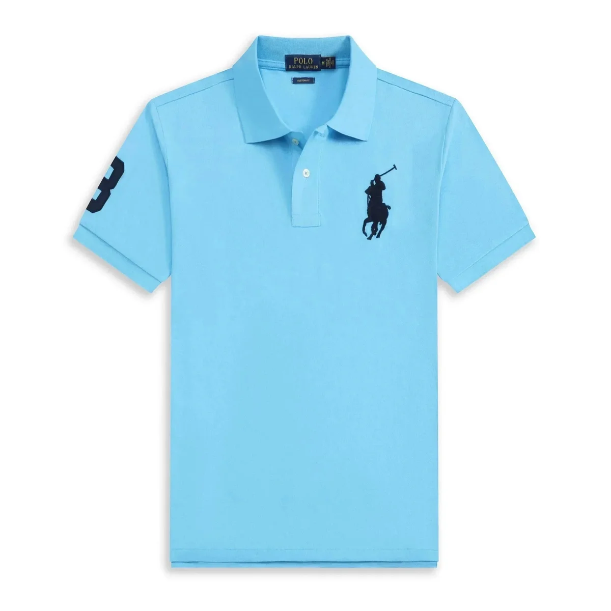 Polo Ralph Lauren Polo Ralph Lauren Big Pony Polo Shirt Lake Blue Black Blue - 1