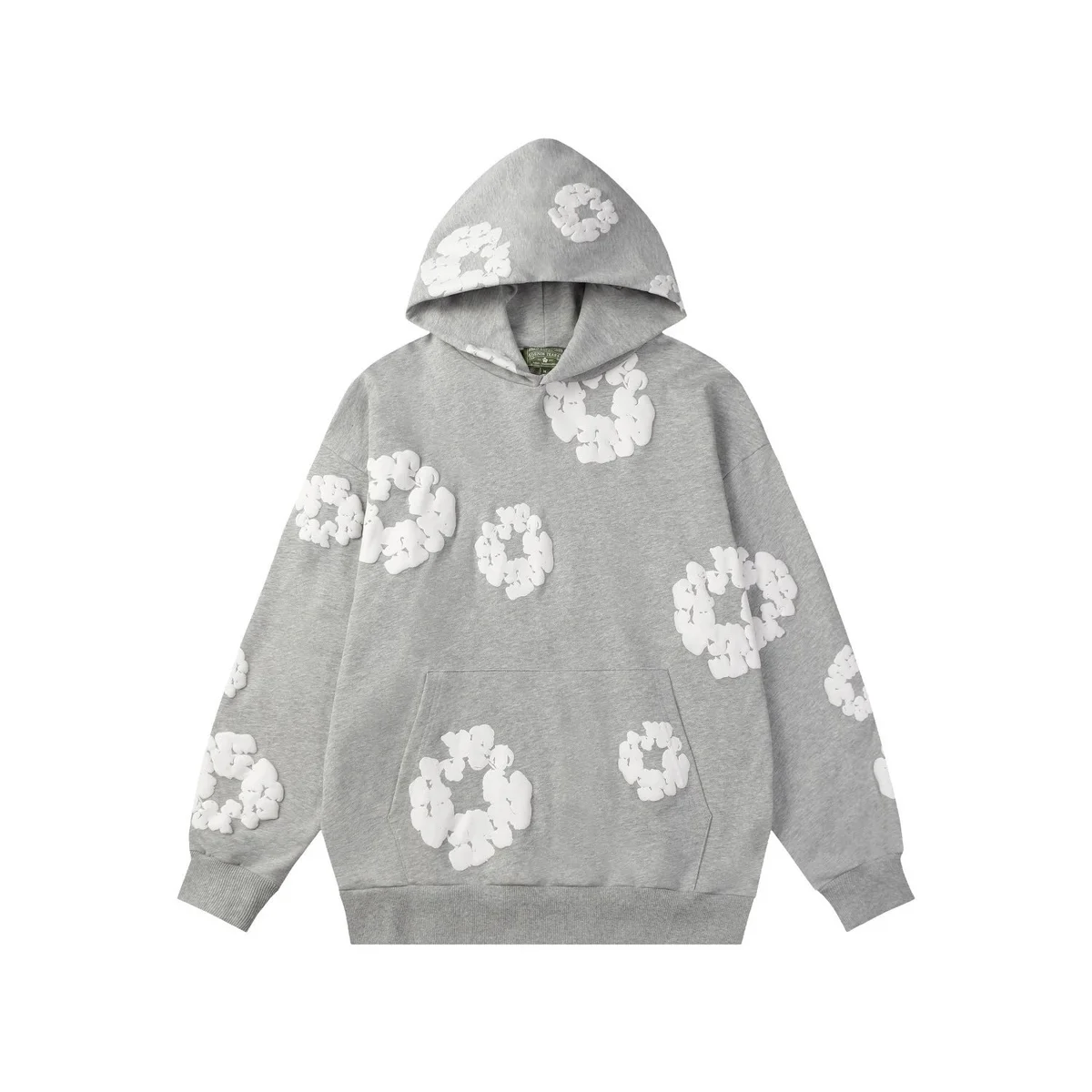 Other Grey/White 3D Cloud Hoodie Grey - 1
