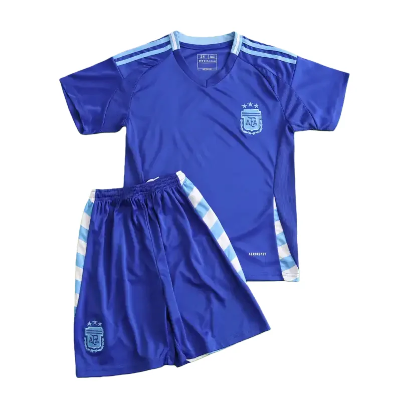 Adidas Adidas Classic Football Blue Argentina Home Jersey Set Blue - 1