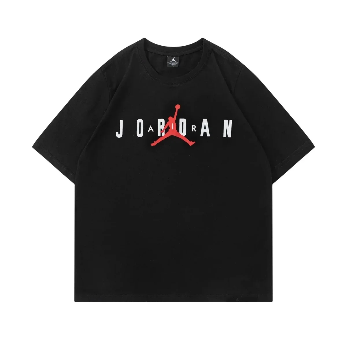 Jordan Jordan Black Red Jumpman T-Shirt Black - 1