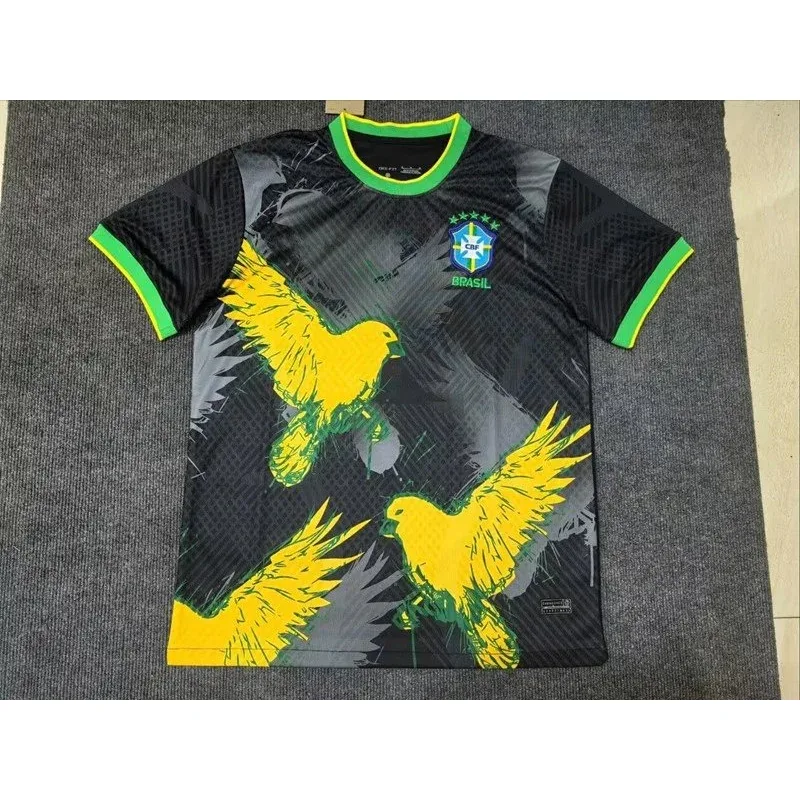 Other Brazil National Team Jersey 2425 Black Special Edition Shirt Black - 1