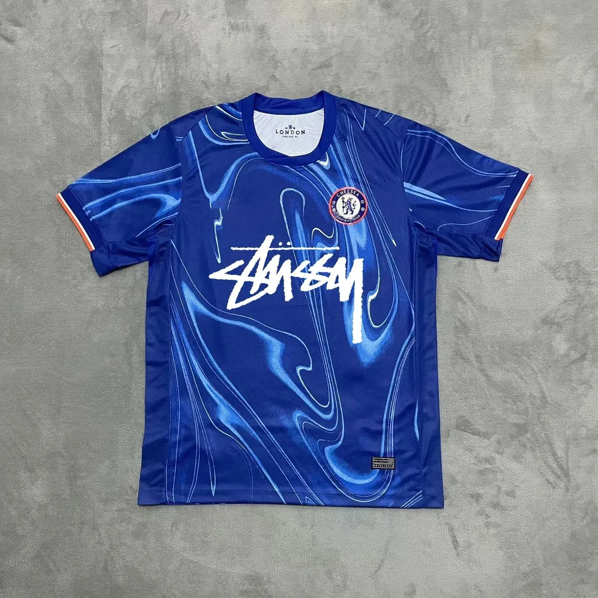 Stussy Stussy Chelsea Home Signature Jersey Blue Blue - 1