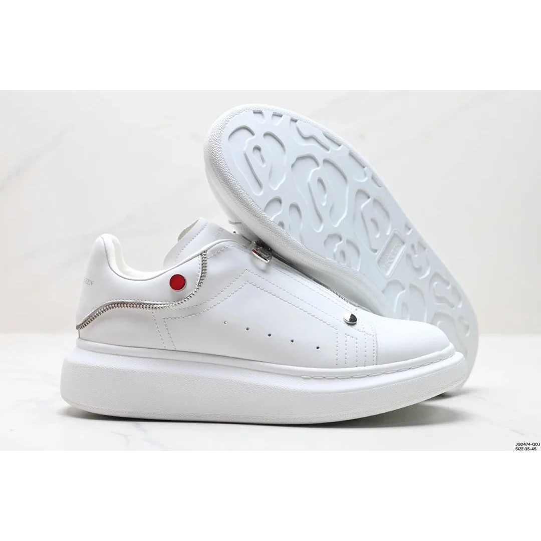 Alexander McQueen Alexander McQueen Oversized White Leather Chunky Sneaker White