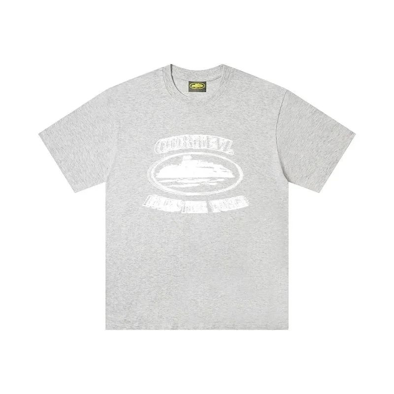Other Gray 'GORMEYL' Graphic T-Shirt Grey - 1