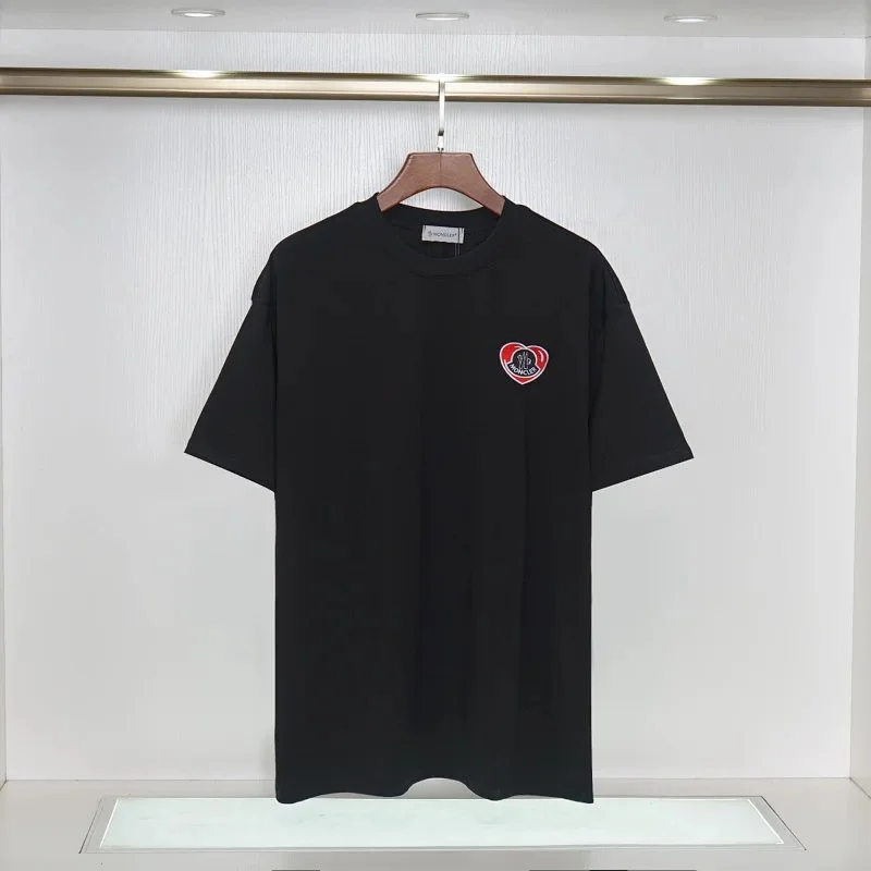Balmain Balmain Heart Logo Black T-Shirt Black - 1