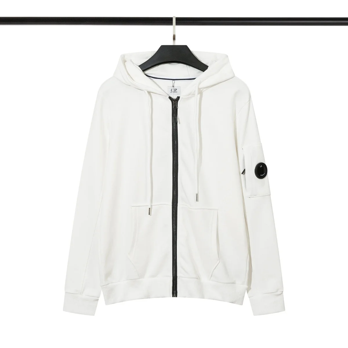 Chrome Hearts Chrome Hearts CH White Zip-Up Hoodie White