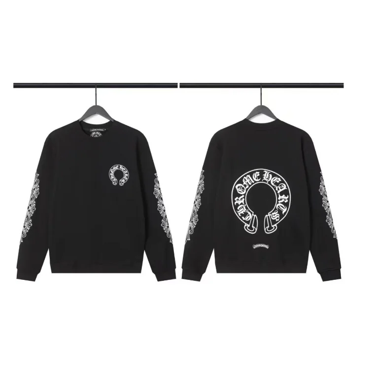 Chrome Hearts Chrome Hearts CH Cross Black Crewneck Sweatshirt Black - 1