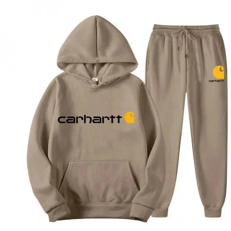 Carhartt Carhartt Beige Hoodie & Sweatpants Set Beige - 1