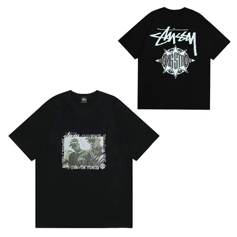 Stussy Stussy STX-047 Black 'Gangstar' T-Shirt Black - 1