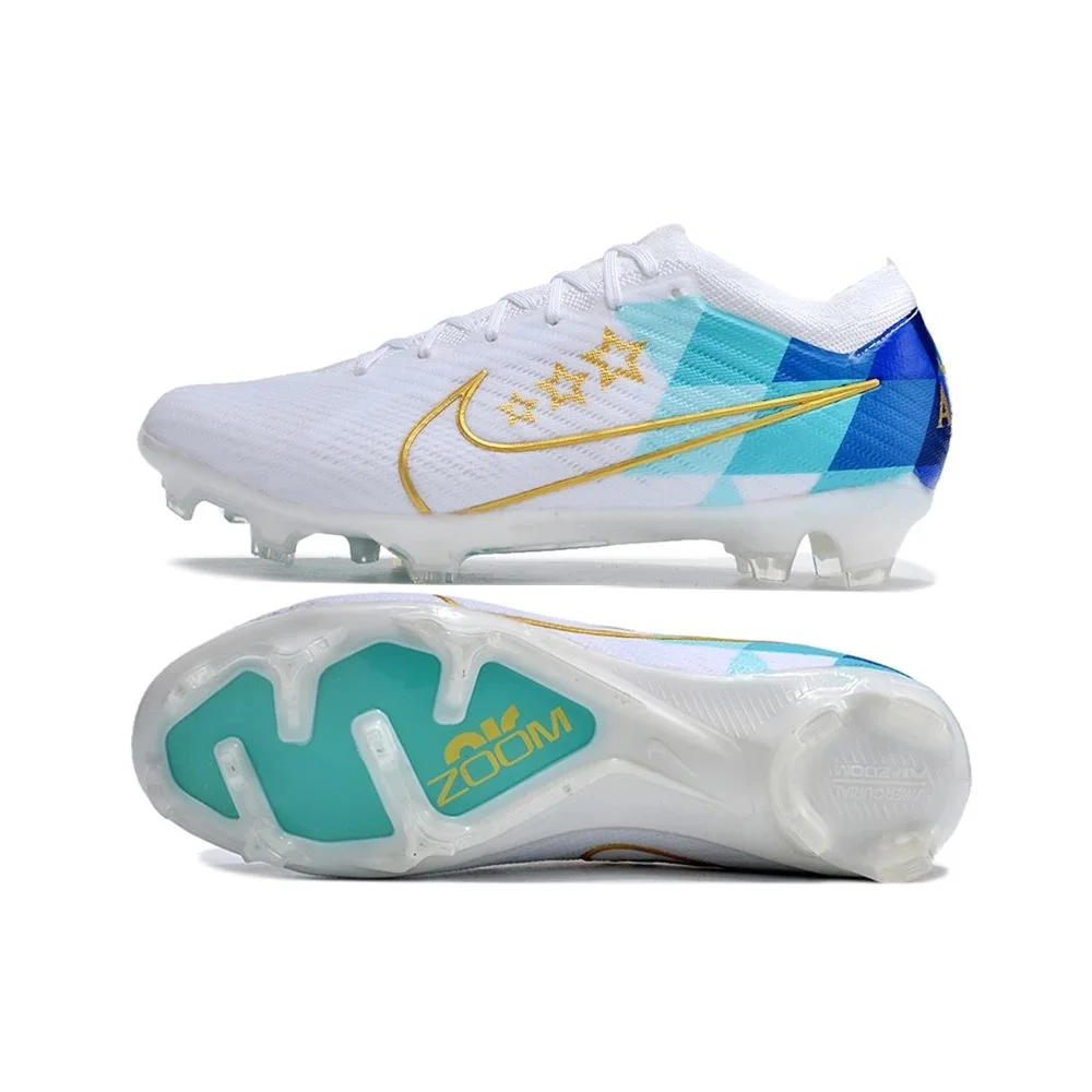 Nike Nike Mercurial Superfly White/Gold Football Cleats White - 1