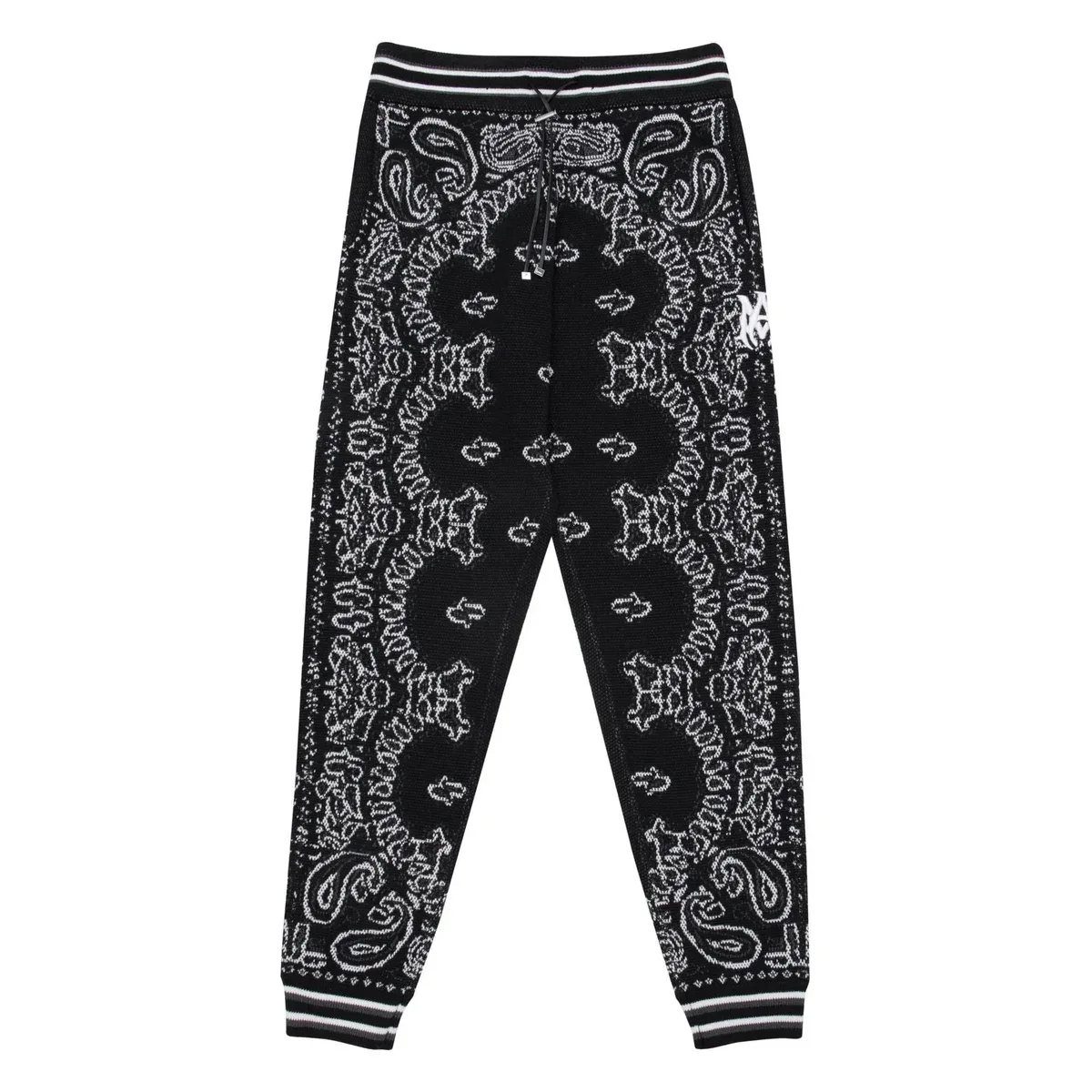 Maison Margiela Maison Margiela Tabi Bandana Knit Pants Black Black - 1