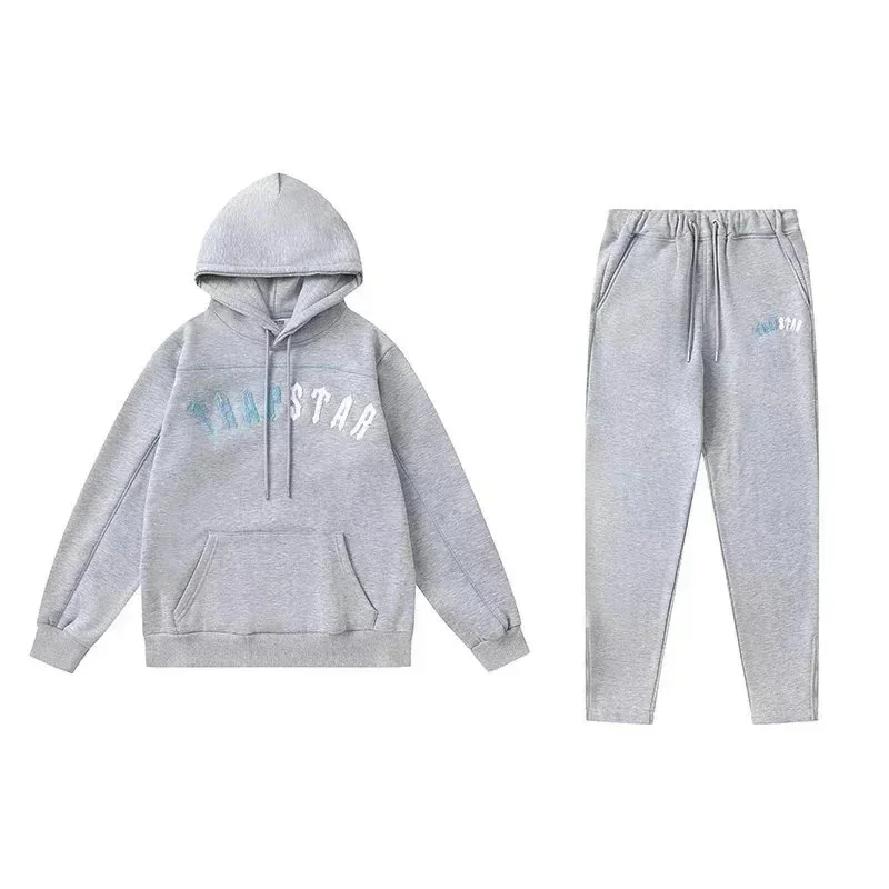 Trapstar Trapstar Grey Hoodie & Pants Set Streetwear Grey - 1
