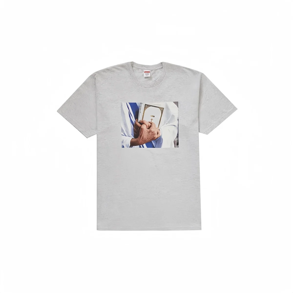 Supreme Supreme Grey Papal Hands T-Shirt Grey - 1