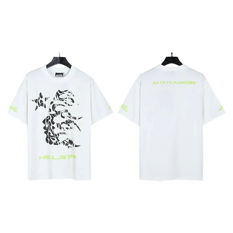 Hellstar Hellstar Path to Paradise White Graphic T-Shirt White - 1