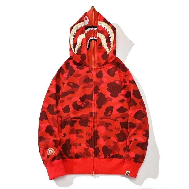 A Bathing Ape A Bathing Ape BAPE STA ABC Camo Red Hoodie Red - 1