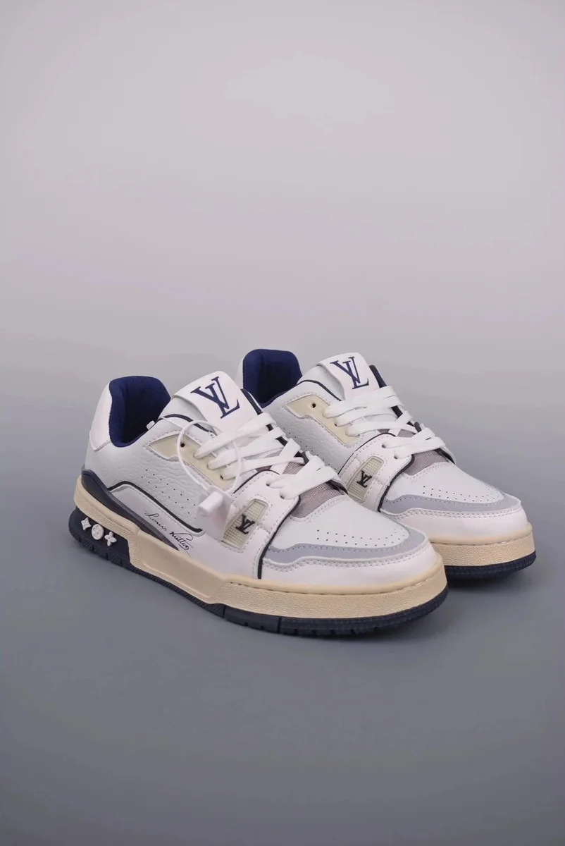 Louis Vuitton Louis Vuitton LV Trainer TX-19 White/Navy/Beige Sneakers White