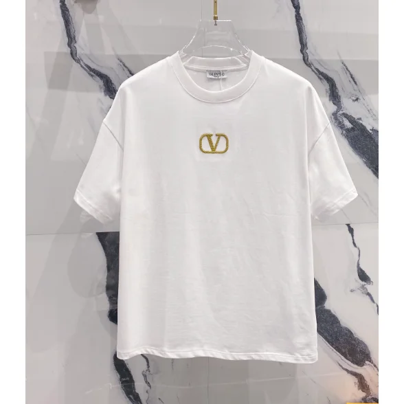 Valentino Valentino V Logo White T-Shirt White - 1