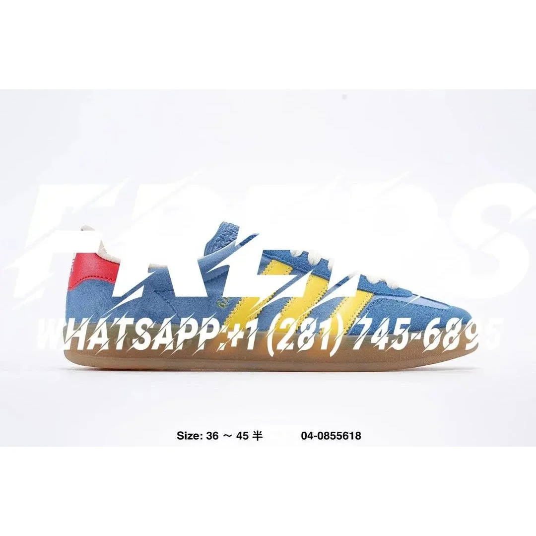 Adidas Adidas Gazelle Blue Yellow Red Sneakers Blue