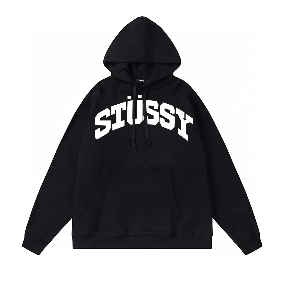 Stussy Stussy Classic Logo Black Hoodie Black - 1