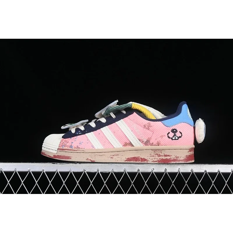 Adidas Adidas Superstar Pink Nautical Sneakers Pink