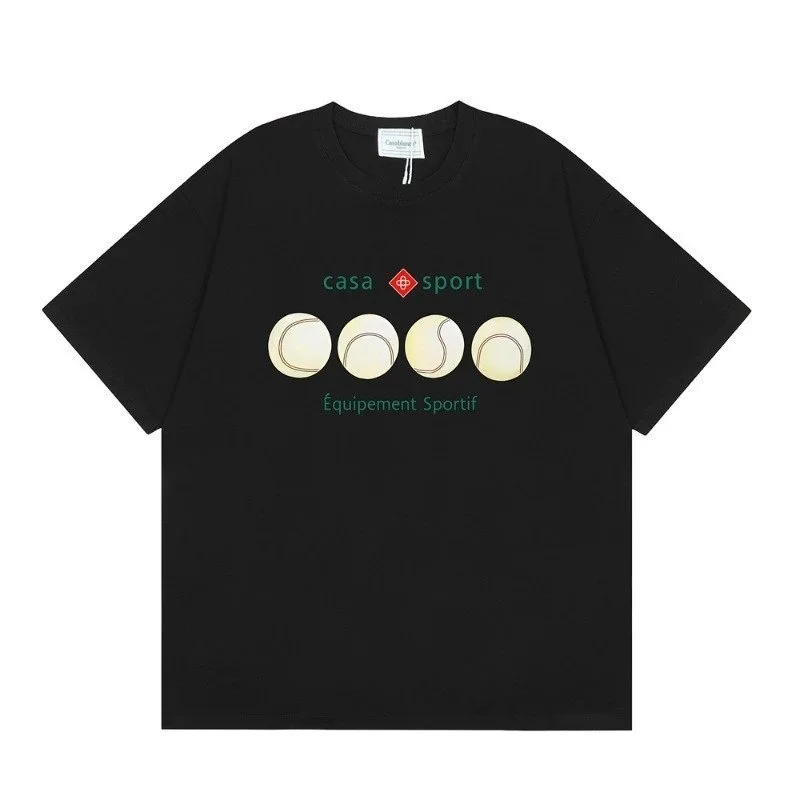 Other Casa Sport Black Tennis Graphic T-Shirt Black - 1