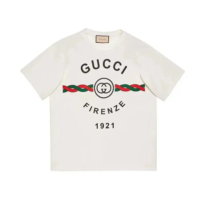 Gucci Gucci Web Stripe White T-Shirt White
