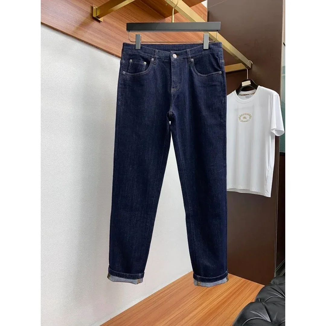 Burberry Burberry TB Monogram Dark Wash Jeans Navy - 1