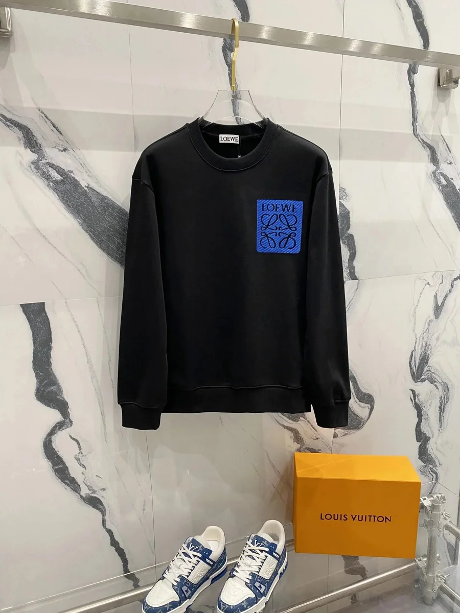 Loewe Loewe Anagram Black/Blue Sweatshirt Black