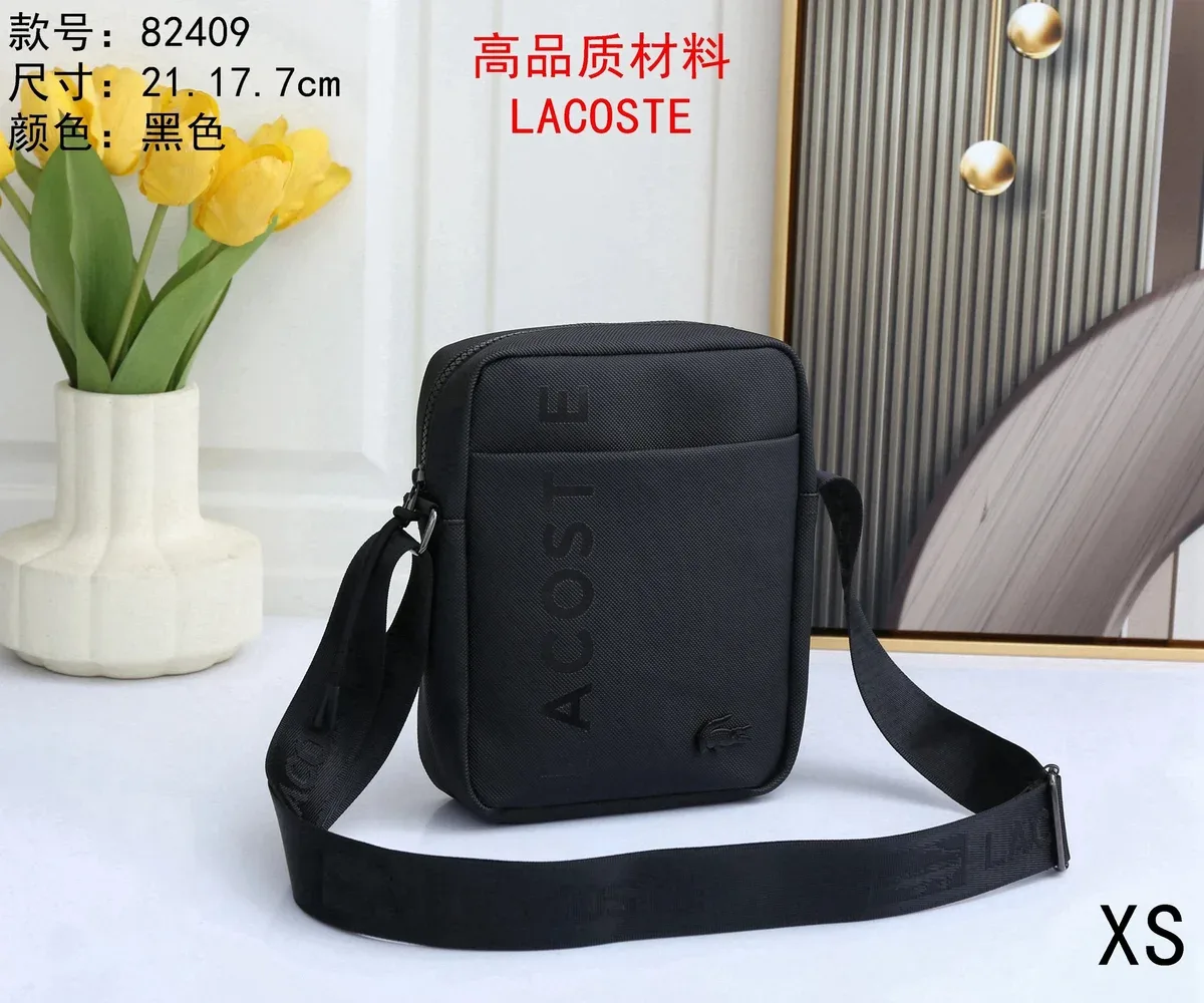 Lacoste Lacoste 82409-1 Black Crossbody Bag Black - 1