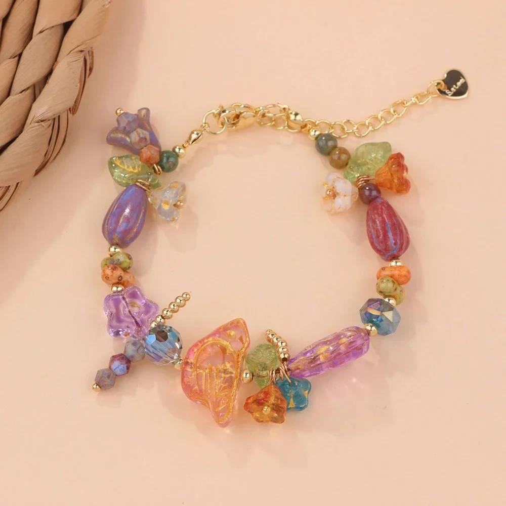 Other 19-Spring Forest Handmade Bracelet Colorful Beads Jewelry Multicolor - 1