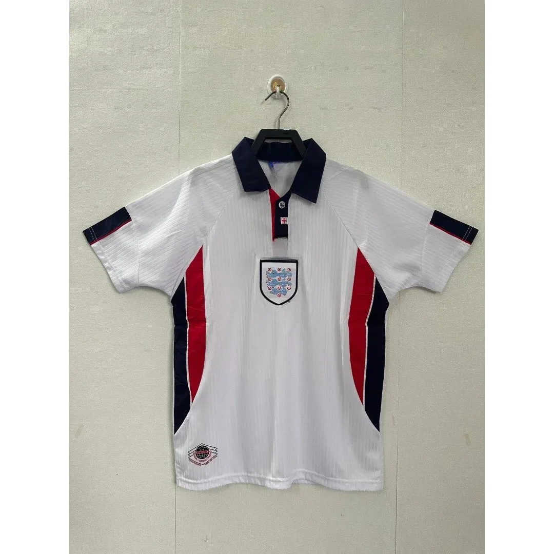 Other 98 England Home Jersey Polo Shirt White - 1