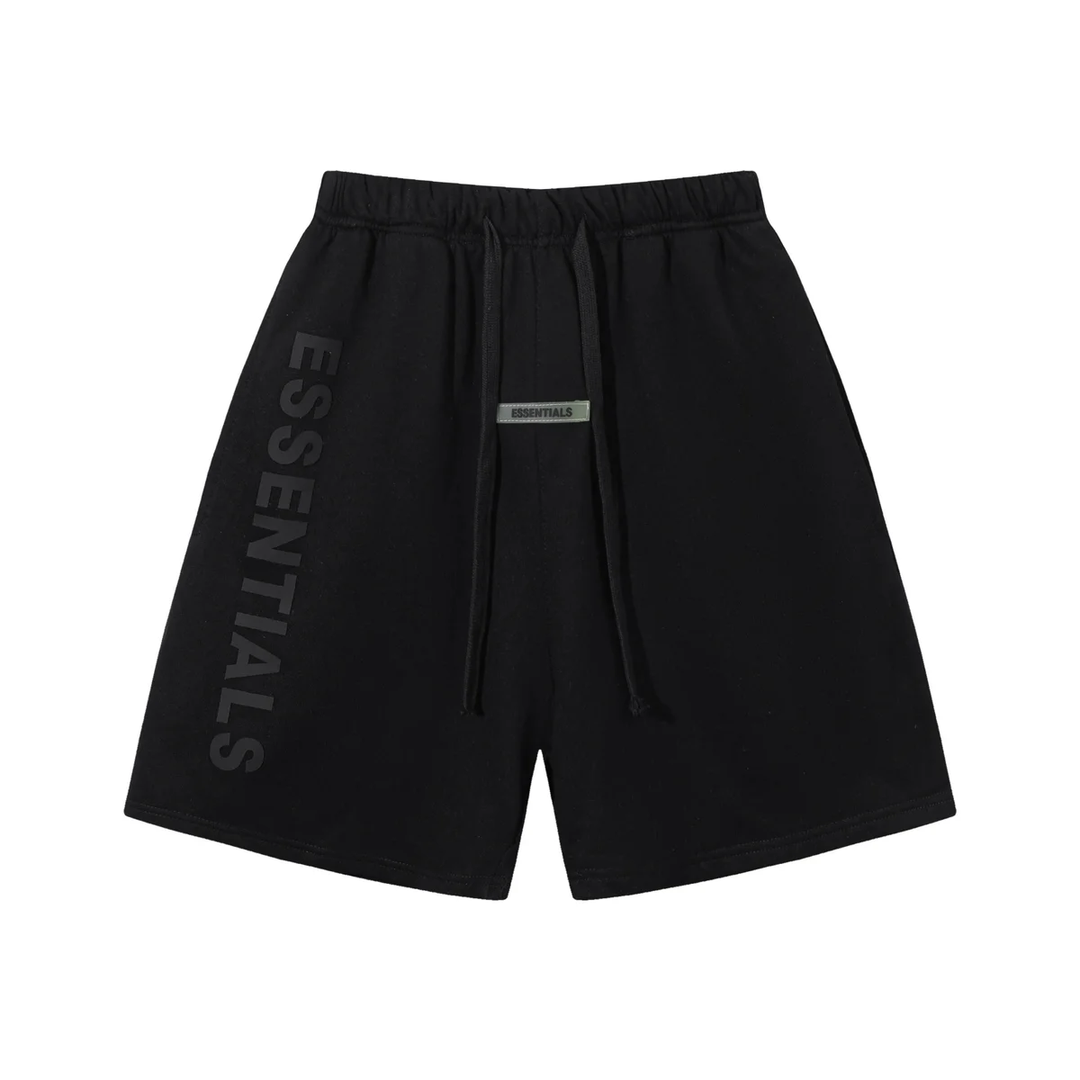 Fear of God Fear of God Essentials Black Solid Shorts Black
