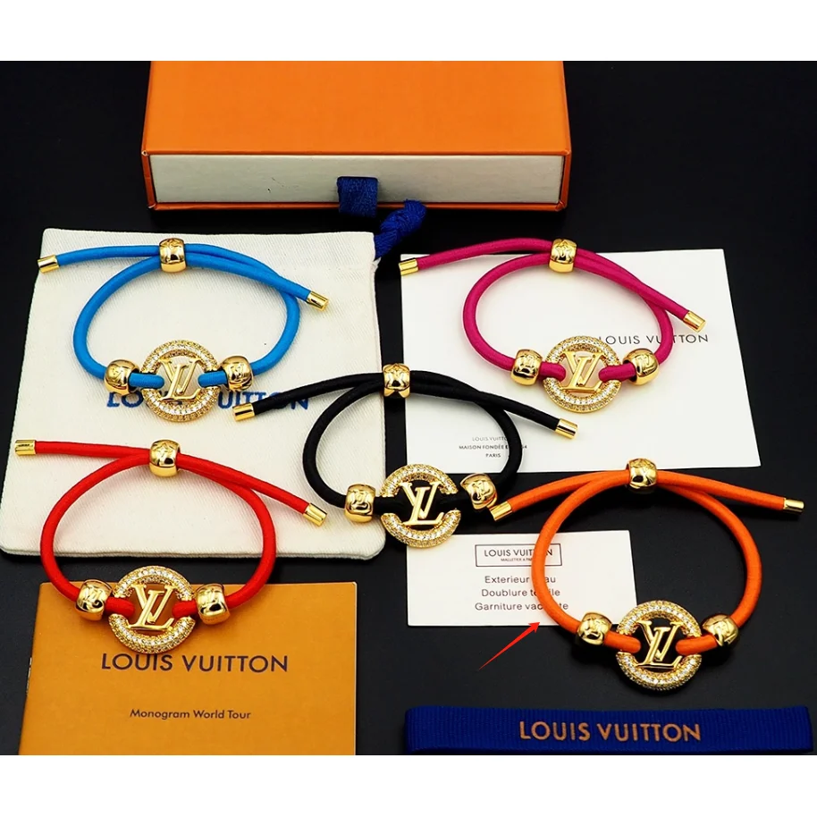 Louis Vuitton Louis Vuitton Monogram Orange Bracelet Orange