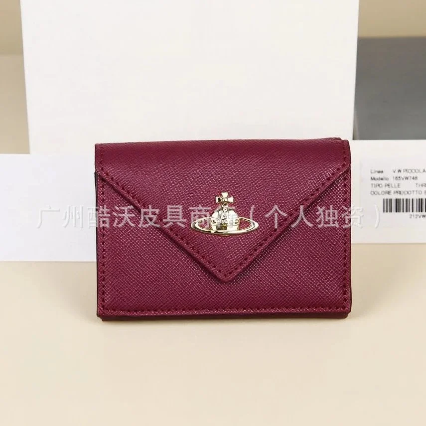 Vivienne Westwood Vivienne Westwood Orb Wine Red Triangular Wallet Red