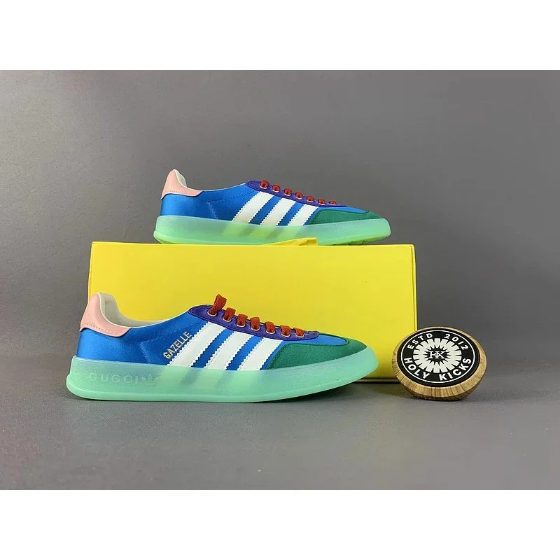 Gucci Gucci Ozelle Blue & Green Sneakers Blue - 1