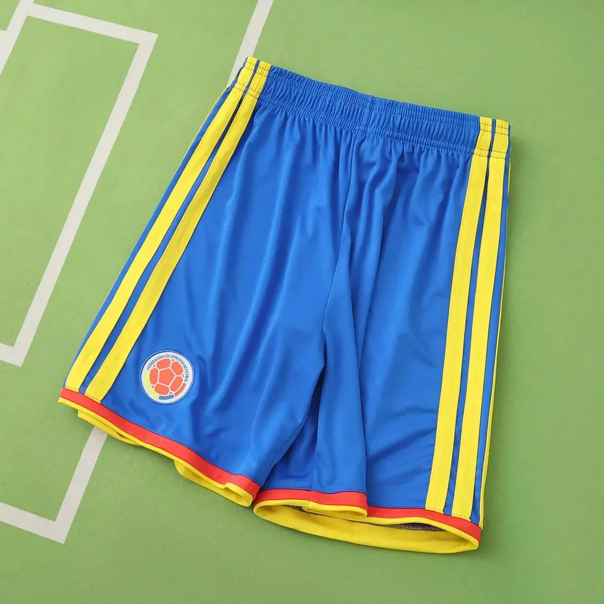Adidas Adidas Classic Football Shorts Blue Yellow Blue - 1