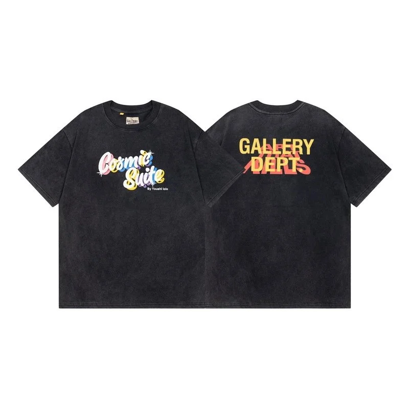 Gallery Dept. Gallery Dept. Comic Suite G86水洗黑 T-Shirt Black - 1