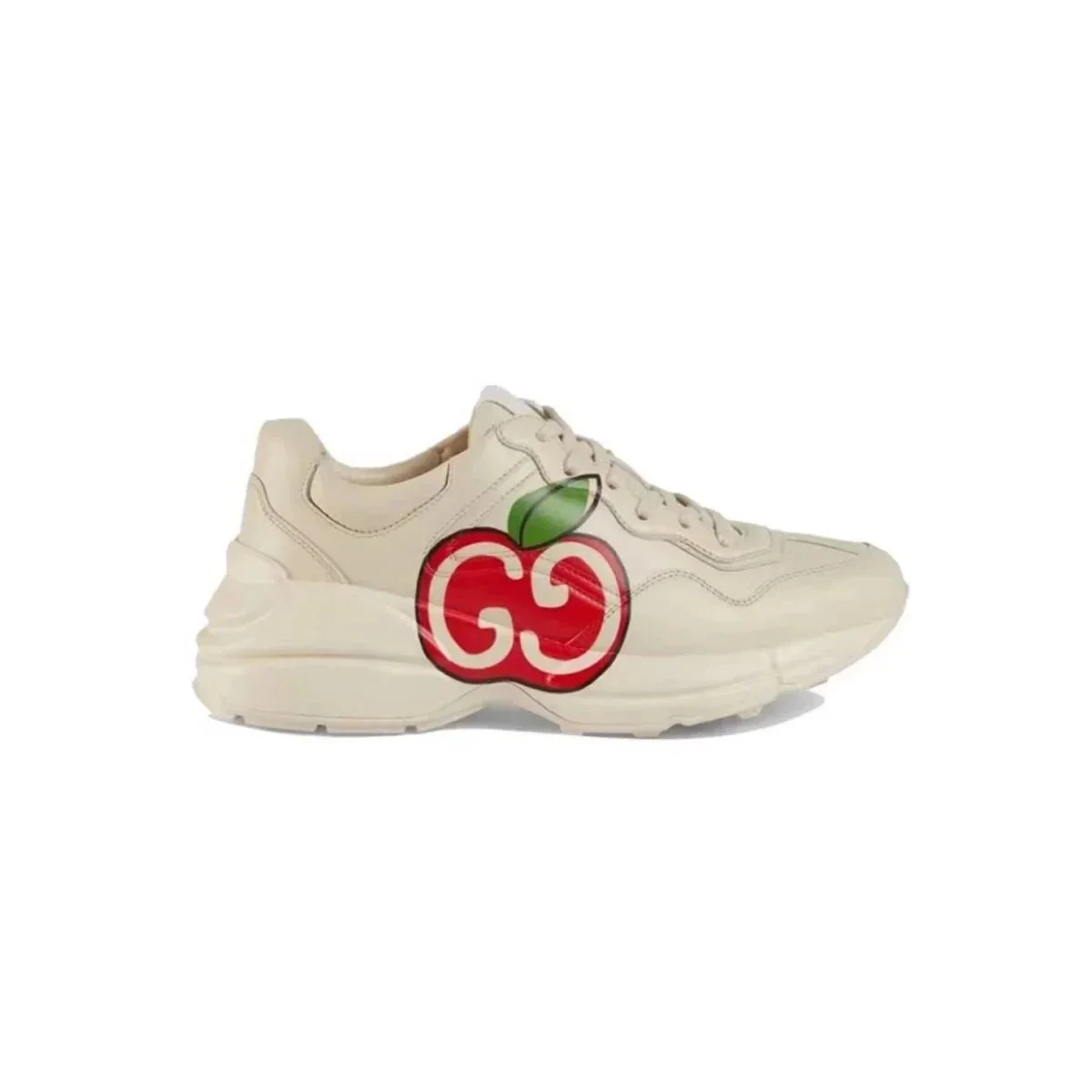 Gucci Gucci Gazelle Apple Logo Beige Sneakers Beige