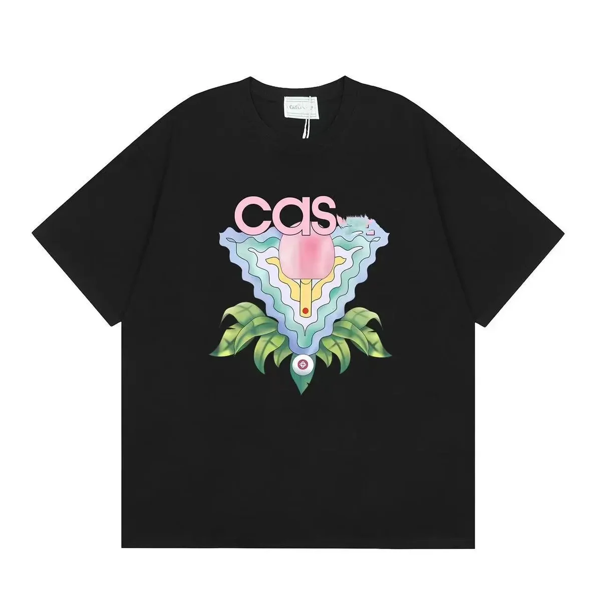 Casual Casual C41 Black 'CAS' Graphic T-Shirt Black - 1